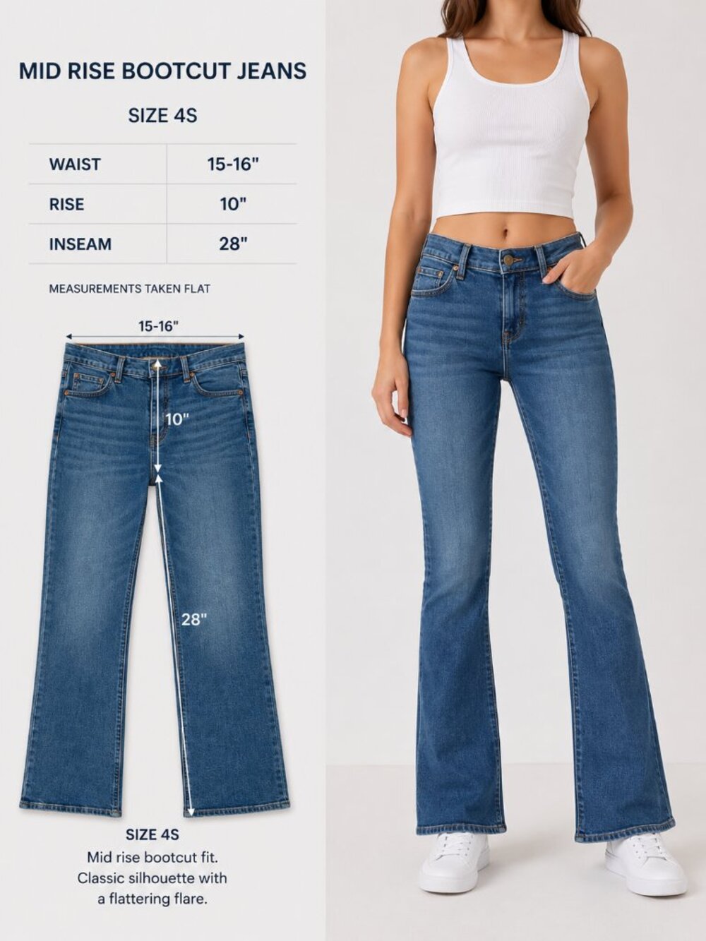 Gap 90's Loose Mid Rise Flare Jeans